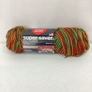 Red Heart Super Saver Yarn Skein 5 Oz. Fall Green